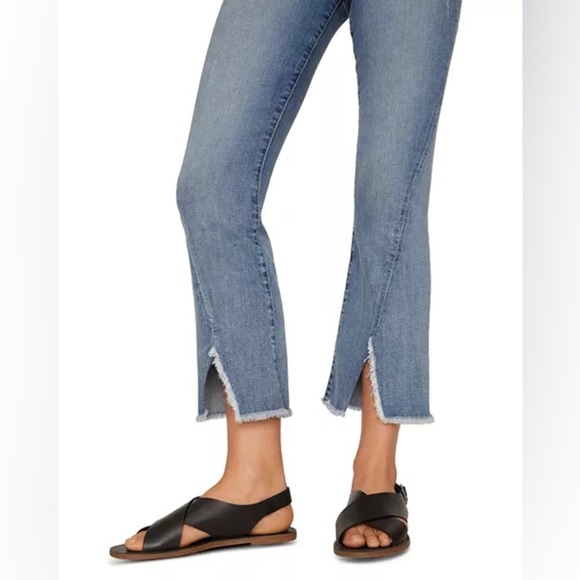 SANCTUARY Denim Connector Kick Crop Standard Rise Women Size 27 $169 MSRP NWT - Picture 4 of 11